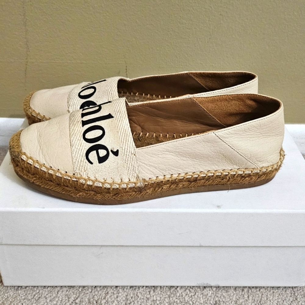 ChloéPiia Flat Leather Espadrille